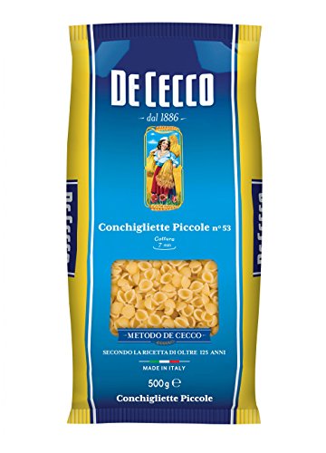 10x Pasta De Cecco 100% Italienisch Conchigliette Piccole n. 53 Nudeln 500g von De Cecco