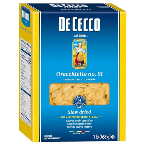 10x Pasta De Cecco 100% Italienisch Orecchiette n. 91 Nudeln 500g von De Cecco