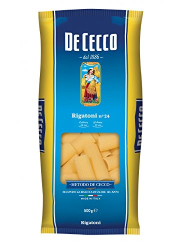 10x Pasta De Cecco 100% Italienisch Rigatoni n. 24 Nudeln 500g von De Cecco