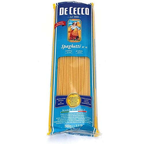 10x Pasta De Cecco 100% Italienisch Spaghetti n. 12 Nudeln 500g von De Cecco