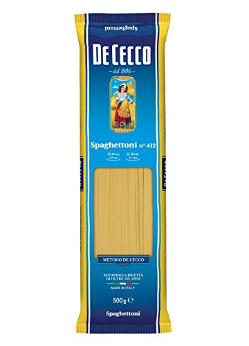 10x Pasta De Cecco 100% Italienisch Spaghettoni n. 412 Nudeln 500g von De Cecco