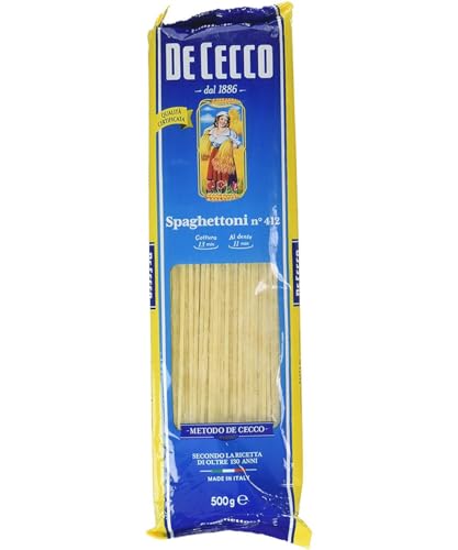 10x Pasta De Cecco 100% Italienisch Spaghettoni n. 412 Nudeln 500g 10x Pasta De Cecco 100% Italienisch Spaghettoni n. 412 Nudeln 500g von De Cecco