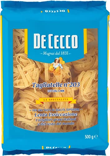 10x Pasta De Cecco 100% Italienisch Tagliatelle n 203 Nudeln 500g von De Cecco
