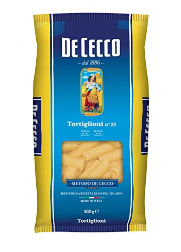 10x Pasta De Cecco 100% Italienisch Tortiglioni n. 23 Nudeln 500g von De Cecco