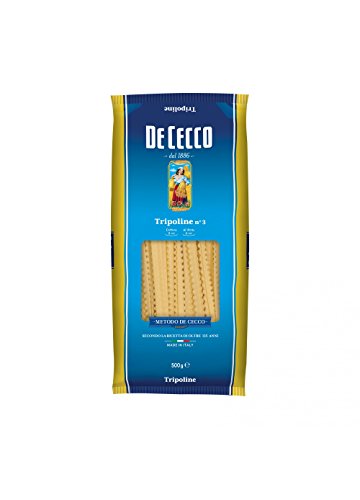 10x Pasta De Cecco 100% Italienisch Tripoline n. 3 Nudeln 500g von De Cecco