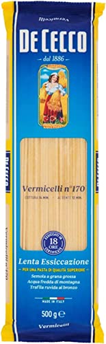 10x Pasta De Cecco 100% Italienisch Vermicelli n. 170 Nudeln 500g von De Cecco
