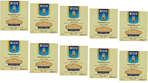 10x Pasta De Cecco 100% Italienisch grattata all'uovo n. 623 Nudeln mit ei 250g 10x Pasta De Cecco 100% Italienisch grattata all'uovo n. 623 Nudeln mit ei 250g von De Cecco