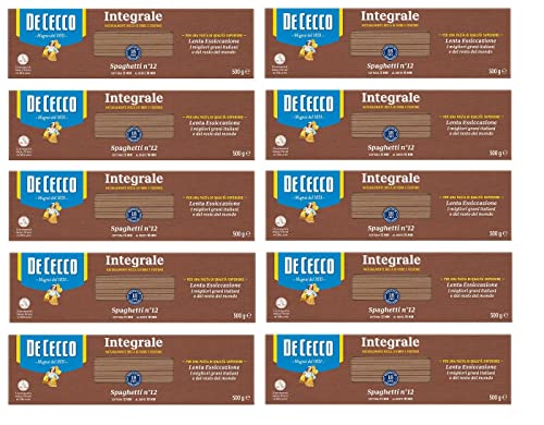 10x Pasta De Cecco spaghetti integrali n. 12 Vollkor italienisch Nudeln 500 g 10x Pasta De Cecco spaghetti integrali n. 12 Vollkor italienisch Nudeln 500 g von De Cecco