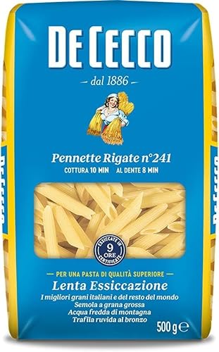 20x De Cecco Pasta 100% Italienisch Pennette Rigate n° 241 kurze Pasta 500g 20x De Cecco Pasta 100% Italienisch Pennette Rigate n° 241 kurze Pasta 500g von De Cecco