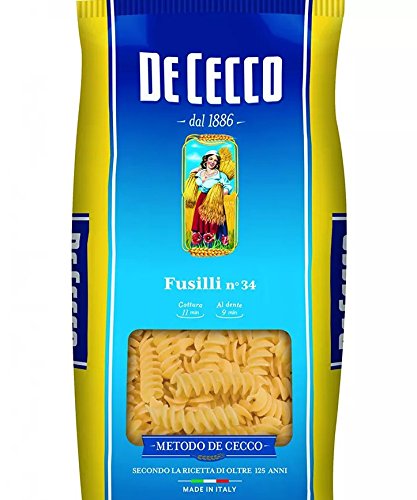 3 x DE CECCO N°34 Fusilli 1000g 3 x DE CECCO N°34 Fusilli 1000g von De Cecco