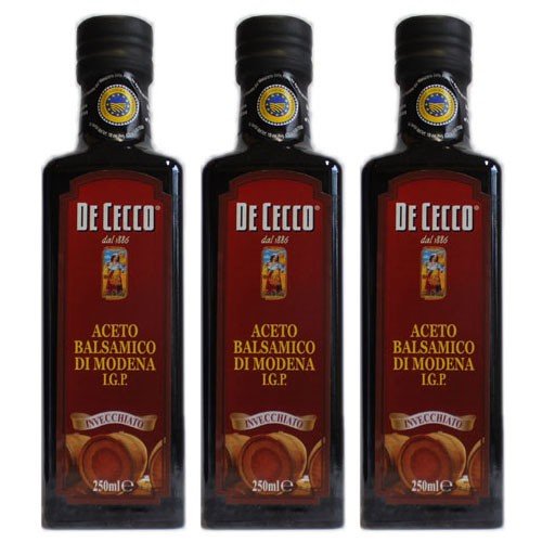 3x De Cecco Aceto Balsamico 'Di Modena', 250 ml von De Cecco