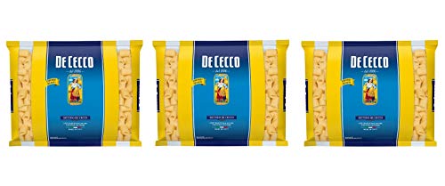 3x De Cecco Mezzi Rigatoni Pasta di Semola di Grano Duro Hartweizengrieß Pasta 100% Italienische Pasta Kurze Pasta Packung mit 3Kg von De Cecco