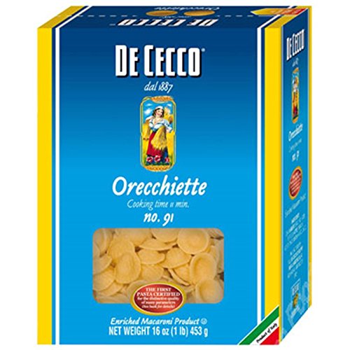 3x De Cecco Nudeln 'Orecchiette' n.91, 500 g von De Cecco