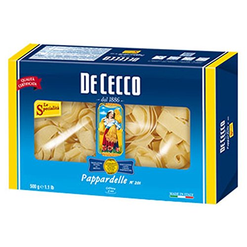 3x De Cecco Nudeln 'Pappardelle' n.201, 500 g von De Cecco