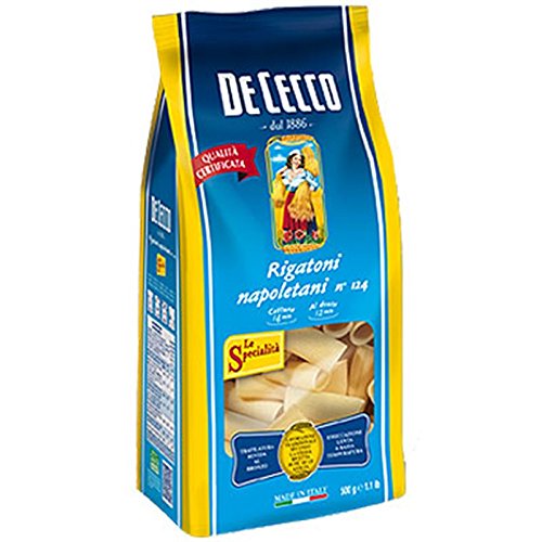 3x De Cecco Nudeln 'Rigatoni napoletani' n.124, 500 g von De Cecco