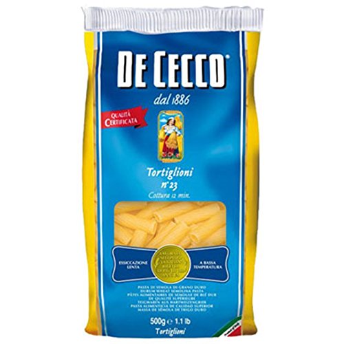 3x De Cecco Nudeln 'Tortiglioni' n.23, 500 g von De Cecco