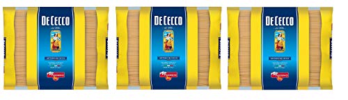 3x De Cecco Spaghettoni Quadrati Pasta di Semola di Grano Duro Hartweizengrieß Pasta 100% Italienische Pasta Längliche Pasta Packung mit 3Kg von De Cecco