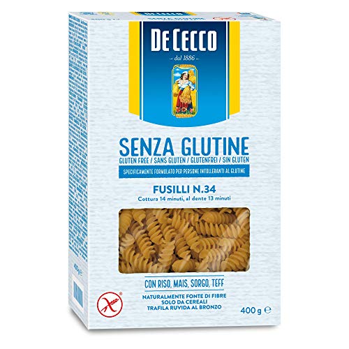 5x De Cecco Fusilli 400g senza Glutine Glutenfrei pasta nudeln von De Cecco