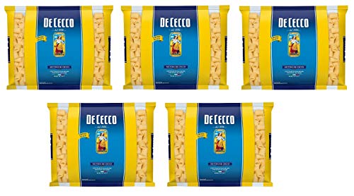 5x De Cecco Mezzi Rigatoni Pasta di Semola di Grano Duro Hartweizengrieß Pasta 100% Italienische Pasta Kurze Pasta Packung mit 3Kg von De Cecco