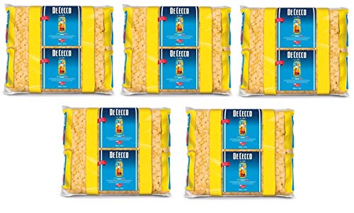 5x De Cecco Orecchiette Pasta di Semola di Grano Duro Hartweizengrieß Pasta 100% Italienische Pasta Kurze Pasta Packung mit 3Kg 5x De Cecco Orecchiette Pasta di Semola di Grano Duro Hartweizengrieß Pasta 100% Italienische Pasta Kurze Pasta Packung mit 3Kg von De Cecco