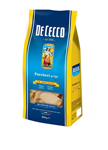 5x Pasta De Cecco 100% Italienisch Paccheri n 125 Nudeln 500g von De Cecco