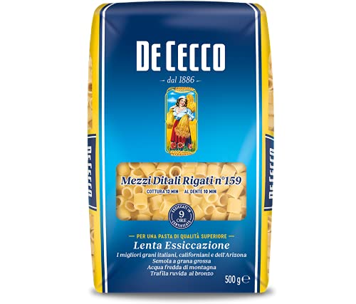 DE CECCO PASTA MEZZI DITALI RIGATI von De Cecco