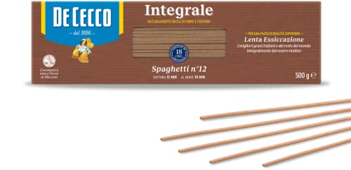 De Cecco Durum Wholewheat Spaghetti Pasta 500 g (5 Stück) von DE CECCO