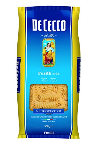 De Cecco Fusilli Pasta, 500 g, 24 Stück von De Cecco