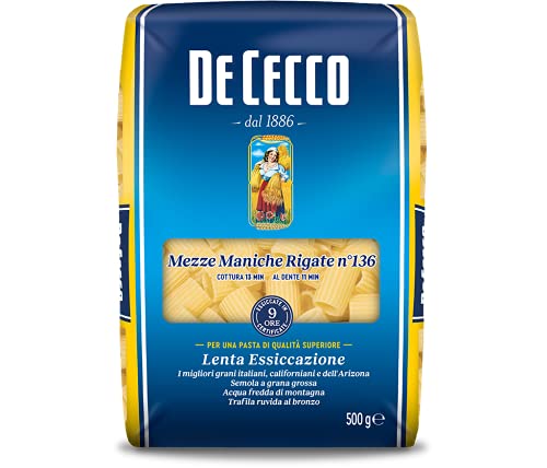 De Cecco Halbjahrespaste, gestreift, 500 g von De Cecco