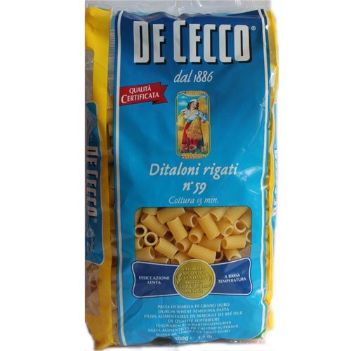 De Cecco Nudeln 'Ditaloni rigati' n.59, 500 g von De Cecco