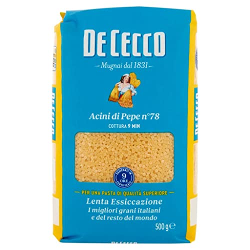 De Cecco Pasta 100% Italienisch Acini di Pepe n° 78 kurze Pasta 500g De Cecco Pasta 100% Italienisch Acini di Pepe n° 78 kurze Pasta 500g von De Cecco