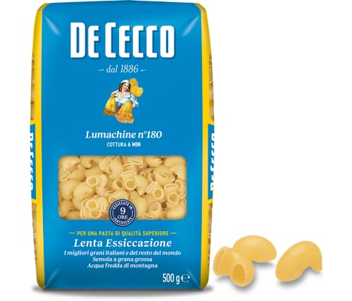 De Cecco Pasta 100% Italienisch Lumachine n° 180 kurze Pasta 500g De Cecco Pasta 100% Italienisch Lumachine n° 180 kurze Pasta 500g von DE CECCO