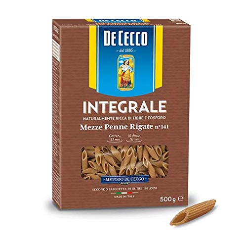 De Cecco Pasta Mezze penne rigate integrali Vollkorn italienisch Nudeln 500g De Cecco Pasta Mezze penne rigate integrali Vollkorn italienisch Nudeln 500g von De Cecco