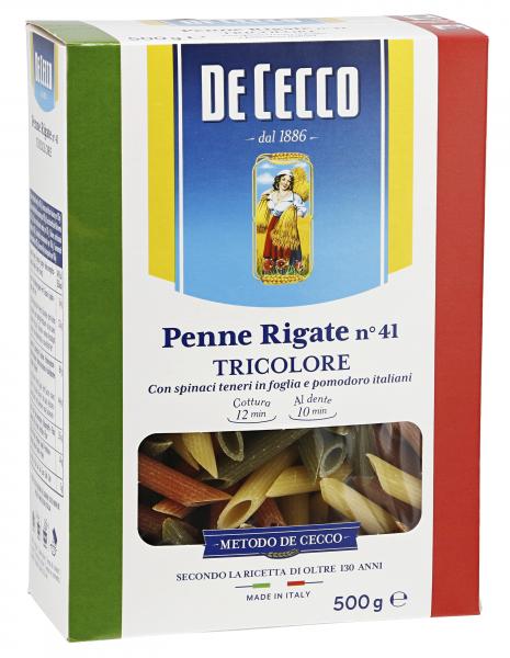 De Cecco Penne Rigate No. 41 Tricolore von De Cecco