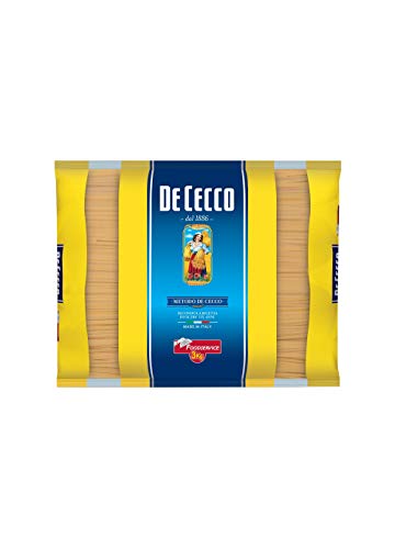 De Cecco Spaghettoni Quadrati Pasta di Semola di Grano Duro Hartweizengrieß Pasta 100% Italienische Pasta Längliche Pasta Packung mit 3Kg von De Cecco