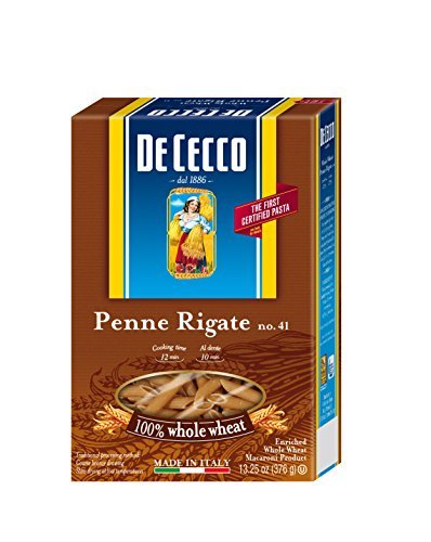 De Cecco Whole Wheat Pasta, Penne Rigate, 13.25 Ounce (Pack of 12) by De Cecco von De Cecco