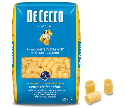 Pasta De Cecco 100% Italienisch Gnocchetti di Zita n. 37 Nudeln 500g von De Cecco