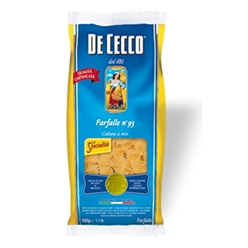 Nudeln Pasta Farfalle n° 93 5 x 500 gr. - De Cecco von De Cecco