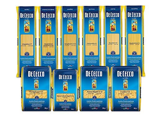 Pasta De Cecco 100% Italienisch fantasia paket 10x 500g Nudeln von De Cecco