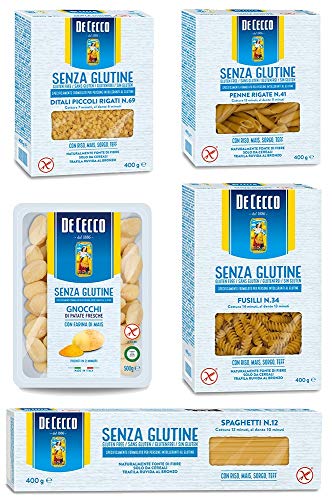 TESTPAKET De Cecco senza Glutine Glutenfrei pasta nudeln 5 x 400G TESTPAKET De Cecco senza Glutine Glutenfrei pasta nudeln 5 x 400G von De Cecco