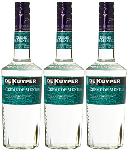 De Kuyper Crème de Menthe Minzlikör Weiß (3 x 0.7 l) von De Kuyper