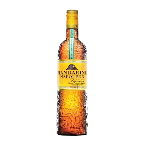 Mandarine Napoléon Likör 0,7l – Premium Mandarinenlikör mit 38% Vol. verfeinert mit 10 Jahre altem Cognac, pur auf Eis oder gemixt in Cocktails von Mandarine Napoleon