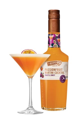 De Kuyper Passionfruit Martini Ready-To-Drink Getränke-Mix für 4 servierfertige Cocktails 12% Vol (1 x 0.5l von De Kuyper