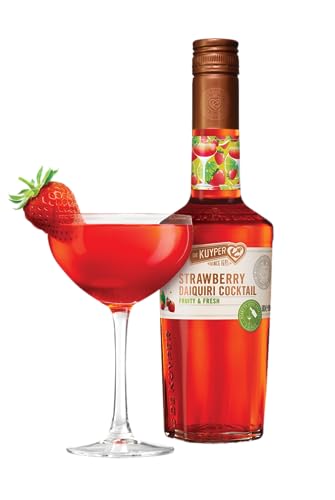 De Kuyper Strawberry Daiquiri Ready-To-Drink Getränke-Mix für 4 servierfertige Cocktails 14.5% Vol (1 x 0.5l) von De Kuyper
