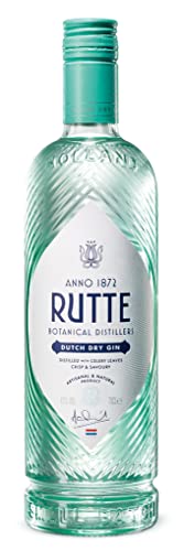 Rutte Dutch Dry Gin - Gin - würzig und frisch - Spezieller niederländischer Gin - 70CL von De Kuyper