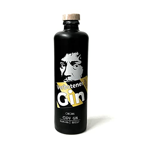 Verbotener Gin, DRY GIN, 43% VOL, 50CL - Gin mit rundem floralen Bouquet und überraschenden Zitrusnoten | Mutter aller GINs Verbotener Gin, DRY GIN, 43% VOL, 50CL - Gin mit rundem floralen Bouquet und überraschenden Zitrusnoten | Mutter aller GINs von De Le Boe