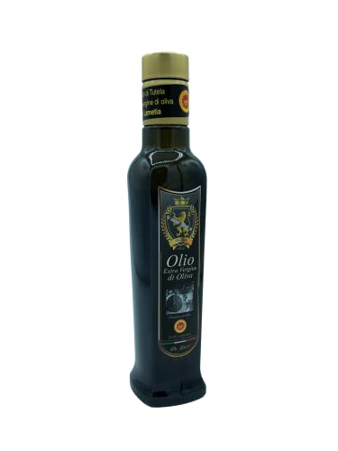 Natives Olivenöl Extra De Luca DOP LAMETIA 100 % italienische Monokultur Carolea Kaltextrakt Hergestellt in Kalabrien De Luca Die italienische Exzellenz, die die Welt zum Träumen bringt (250 ml) von De Luca