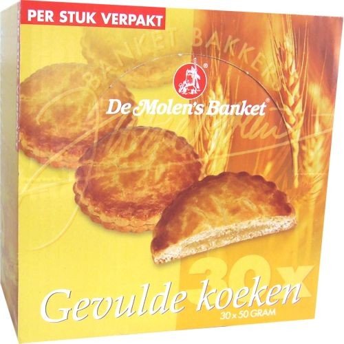 De Molen's Banket Marzipan-Küchlein Gevulde koeken 30 Stck. von De Molen Banket