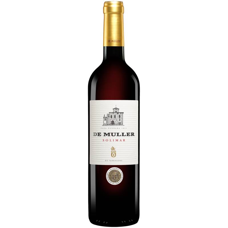 De Muller »Solimar« Tinto Crianza 2021  0.75L 13% Vol. Rotwein Trocken aus Spanien von De Muller