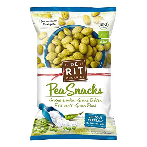 DE RIT Bio Pea Snack, Meersalz, 70g (10er pack) von De Rit